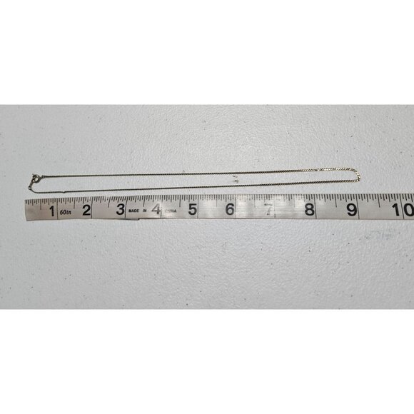 Elegant Gold Tone Braided Chain Necklace Minimalist Classic Fashion Jewelry - Picture 4 of 5